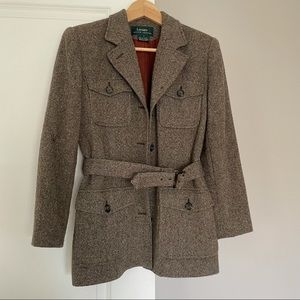 Ralph Lauren Tweed Wool Blazer / Jacket